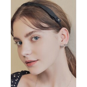 ellie ribbon hairband_black