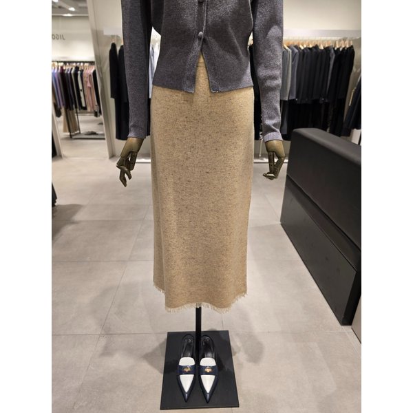 [파주점] 울 프린지 밴딩 니트 스커트 JS2B1SK501