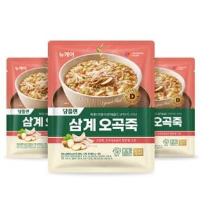 [대상웰라이프] 뉴케어 당플랜 오곡죽 3종 (소고기/삼계/닭개장) 604g*3..[34763520]