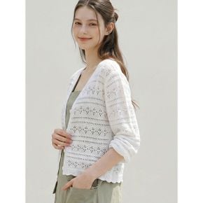 KARRA 펀칭딥브이넥니트가디건 A6M0820_P432334187