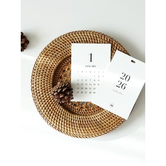 코코로박스 CCR 2026 캘린더 달력 종이속지 2type