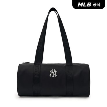 MLB [코리아공식] 베이직 나일론 스포티브 원형 숄더백 NY (Black)