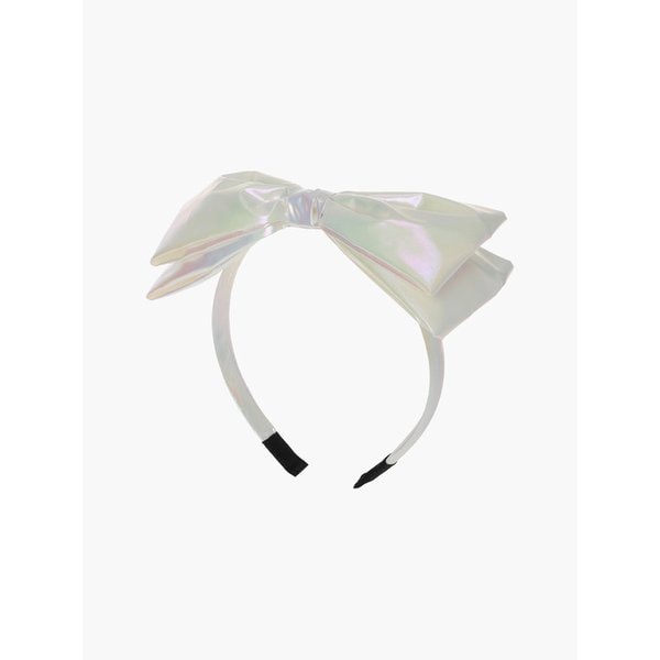 홀로그램 이중 리본 헤어밴드