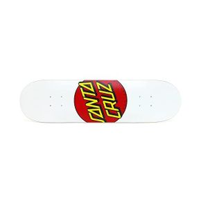 일본 산타크루즈 스케이트보드 SANTA CRUZ DECK 데크 TEAM CLASSIC DOT WHITE 8.0 1438985