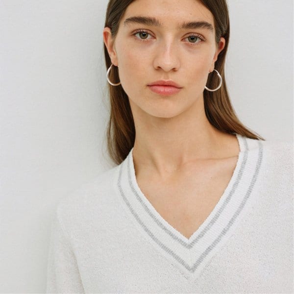 Polo Neck Knit GREY CRUDO