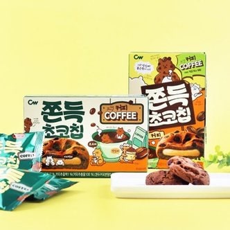  CW 청우 쫀득초코칩 커피 90g / 찰떡파이 커피맛과자 쿠키_