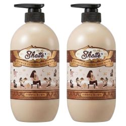 샤워때비누 화산송이 바디솝 화이트머스크향 900ml X 2개