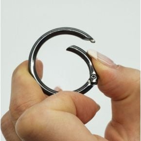 오링 키링 부자재 흑니켈 40mm 열쇠고리 만들기 재료 가방 차키홀더 연결