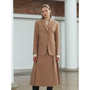 TTF SINGLE BREASTED WOOL BLAZER BEIGE