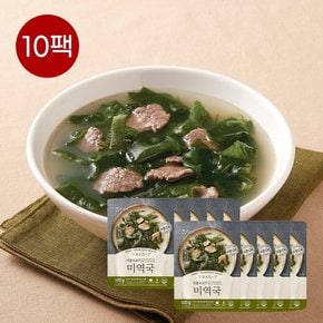 참스토리 사골소고기미역국 500g x 10개 쇠고기미역국 사골 고기