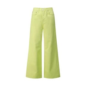 여성 와이드핏 데님 Y GREEN