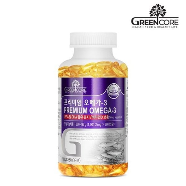 프리미엄 오메가3 360캡슐 1병