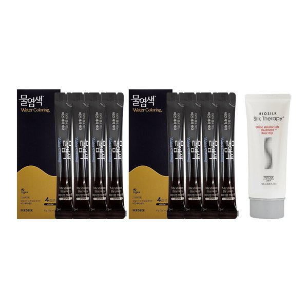 비건 물염색 8회분+트리트먼트 100ml