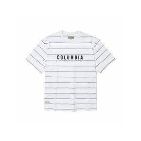 SIMPLE LOGO STRIPE S/S T-SHIRTS 화이트