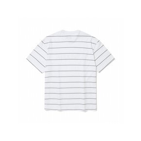 SIMPLE LOGO STRIPE S/S T-SHIRTS 화이트