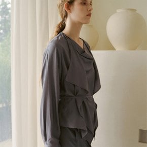 FW24 Karin Sheer Blouse Sage