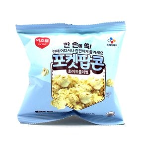 CJ 이츠웰 포켓 팝콘 화이트블러썸맛 25g 10개