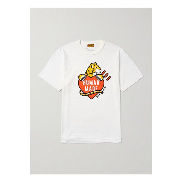 로고 프린트 슬럽 코튼 저지 티셔츠 46376663162886929