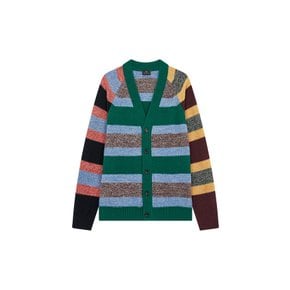 [PS PAUL SMITH] 스트라이프 래글런 가디건 5733328112000