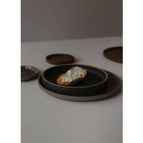 하사미포슬레인 26PF HPB002 - Plate 145mm, Black