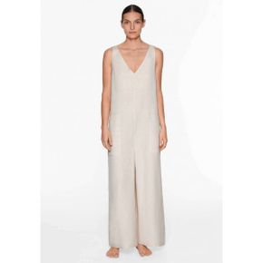 4882772 OYSHO Jumpsuit - stone