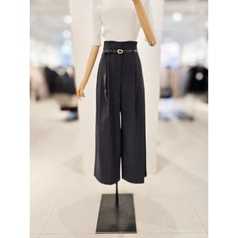 아이잗컬렉션 [파주점] [더아이잗컬렉션]린넨 투턱 퀼트로 팬츠  CS4B0SL611