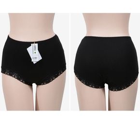쿨샵 배까지 편안한 밑단 레이스 사모아 여성 팬티