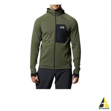 마운틴하드웨어 MOUNTAIN HARDWEAR 24FW 남성 폴라텍 파워 그리드 풀 짚 후디 (2104541-347) (Polartec Power Gr