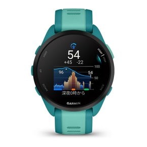 Forerunner 165 Music Turquoise GPS AndroidiOS Suica AMOLED 가민(GARMIN) 러닝 워치 대응