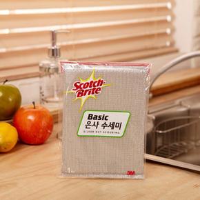 3M 스카치 브라이트 베이직 은사 수세미 1p (S10493551)