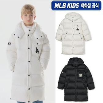 MLB키즈 (백화점 공식)24FW 바시티 스포츠 롱다운 (2color) 7ADJV0346