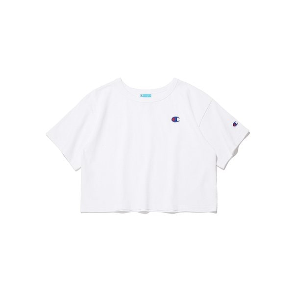 [23SS] [US] 여성 7oz. C로고 크롭 반팔티셔츠 (WHITE) CKTS3E072WT