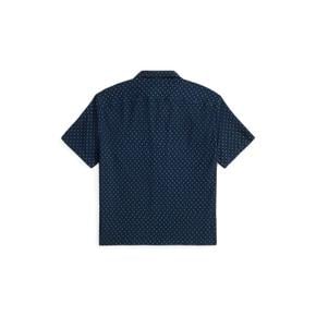 스타 프린트 인디고 저지 셔츠(MNRRDSH32I20074400)
