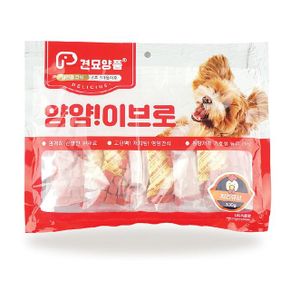 피플펫 강아지 간식 견묘양품 얌얌 이브로 치킨큐브 3 X ( 3매입 )