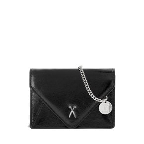 Easypass Amante Card Wallet With Chain Glossy Black (0JSN1CC0102F)