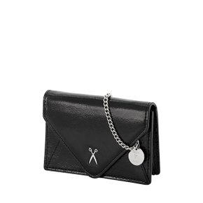 Easypass Amante Card Wallet With Chain Glossy Black (0JSN1CC0102F)