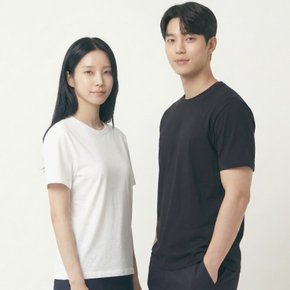 탄탄하고 비침없는 20수 면100% 반팔티 2컬러 이너웨어단체티반티인쇄행사납품