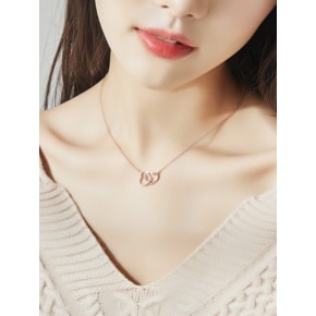 14k 18k 하트 더블링 목걸이 여자친구 특별하고 의미있는 생일선물