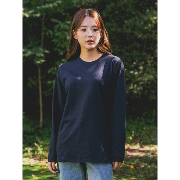 데일리 소매 립 베이직 무지 긴팔티 AVT333 (5COLOR)