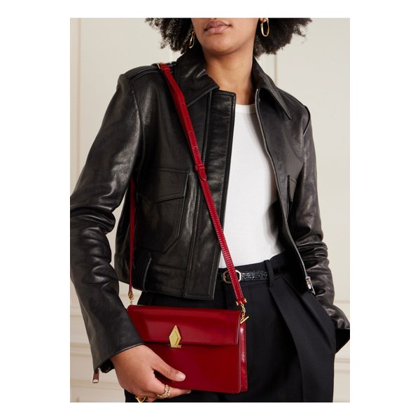 메티에 패러렐 22 가죽 숄더 백 레드 1647597352792271