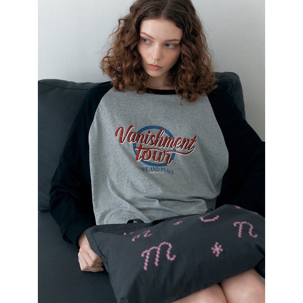 Summer reglan tee_melange gray