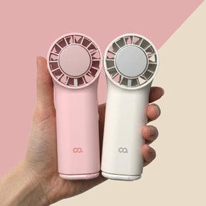에어쿨핸디맥스 휴대용 미니 급속 냉각 손 넥 선풍기 이중쿨링 BLDC 핸디 핸드 손풍기