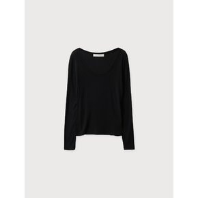 rud u-neck t-shirt_black