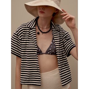 TERRY STRIPE SHIRT  테리 스트라이프 셔츠
