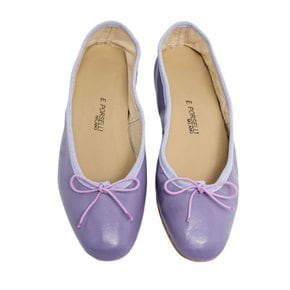 Porselli Leather Flat shoes_Light Purple