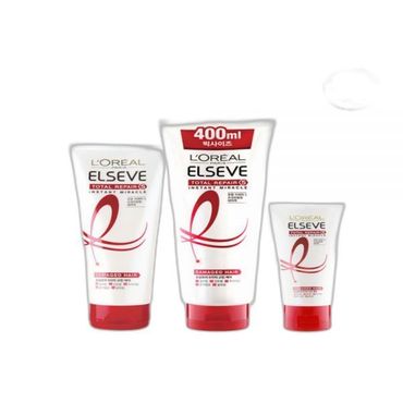  LOREAL PARIS [구성] 로레알파리 토탈 리페어5 인스턴트 미라클 헤어팩 170ml+400ml(대용량) + 헤어팩 50ml