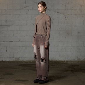 ARE WOOL LONG SLEEVE SET / MOCHA