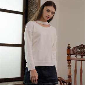 CUTTING RIB KNIT_IVORY[A]