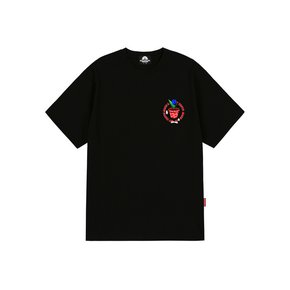 FLOWER CUP T-SHIRTS - BLACK