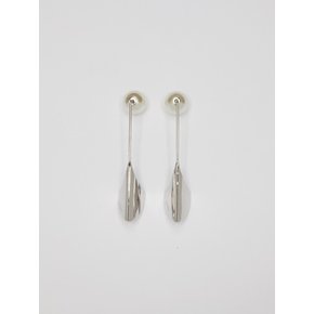 Wish Feather Earrings_Silver